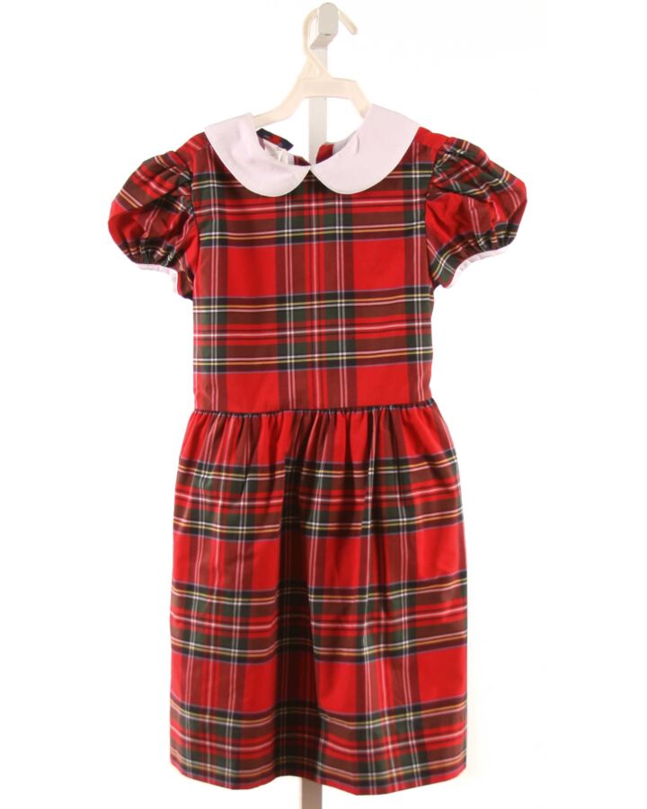 NANTUCKET KIDS  RED  PLAID  DRESS