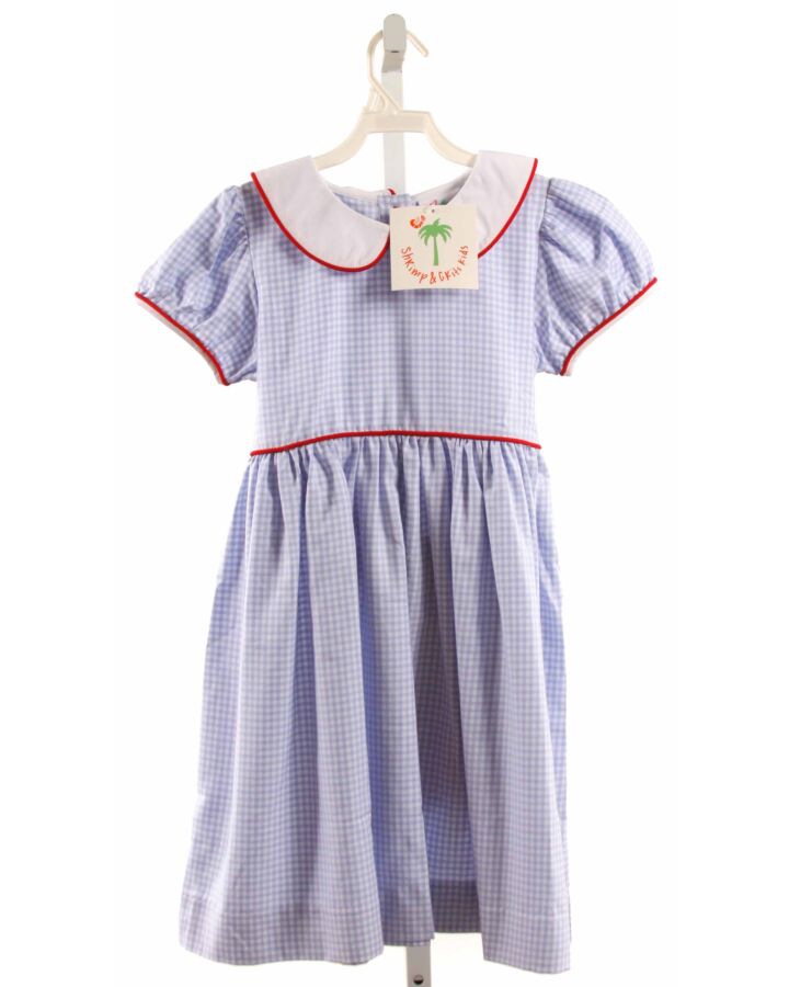 SHRIMP & GRITS  LT BLUE  GINGHAM  DRESS