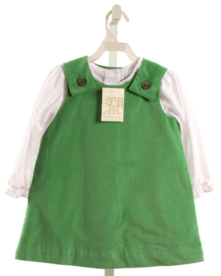 THE BEAUFORT BONNET COMPANY  GREEN CORDUROY   DRESS