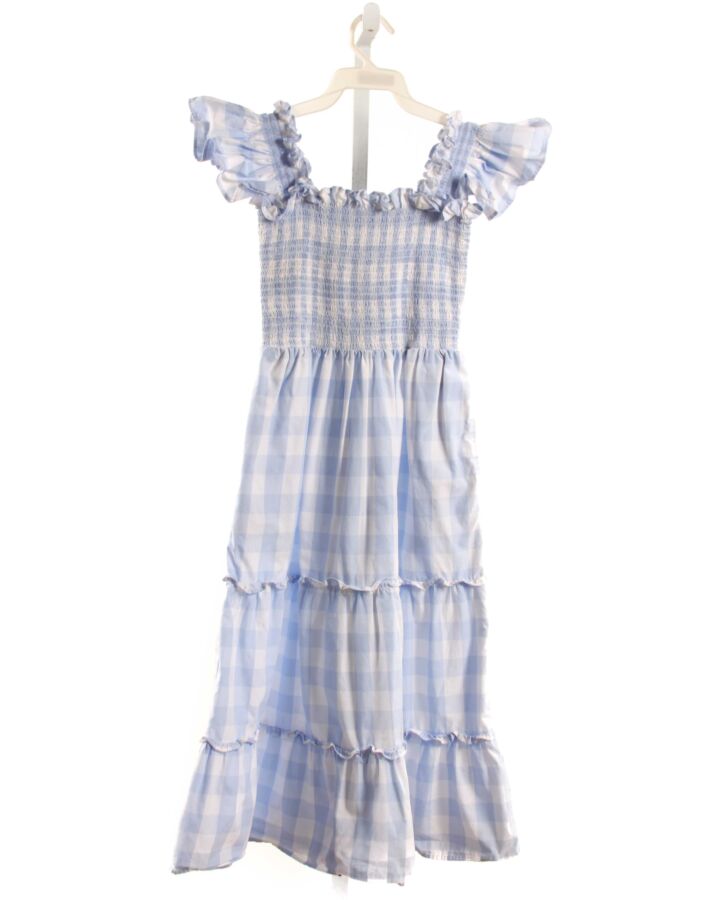 POPPY KIDS CO  LT BLUE   SMOCKED DRESS