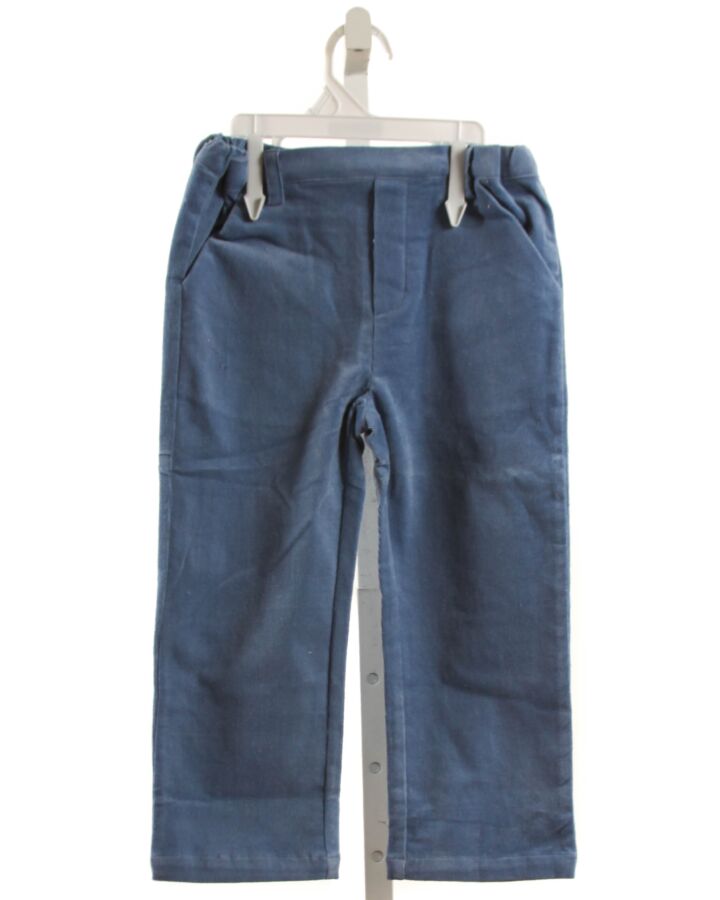 THE YELLOW LAMB BLUE VELVET PANTS