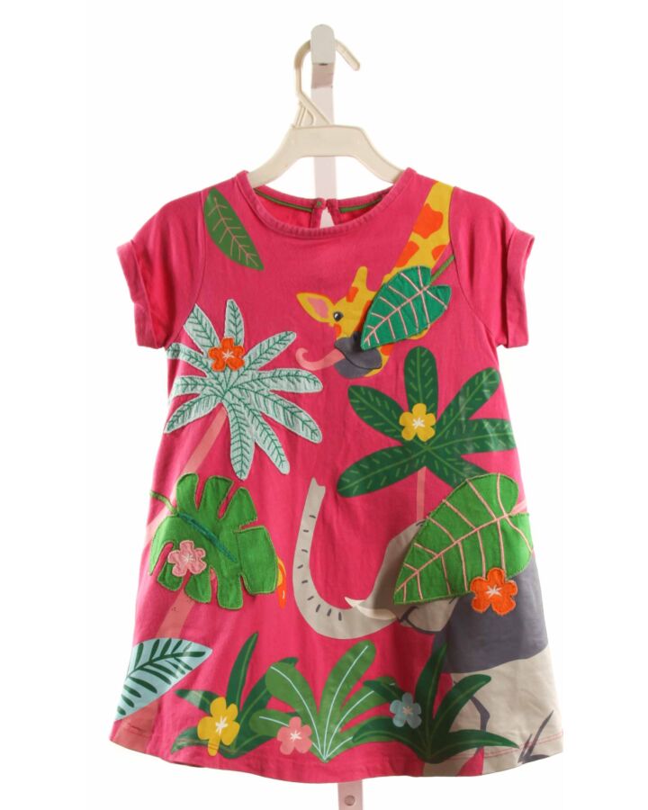 MINI BODEN  MULTI-COLOR  PRINT APPLIQUED KNIT DRESS