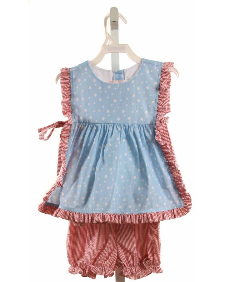 JAMES & LOTTIE  LT BLUE    2-PIECE OUTFIT WITH RUFFLE