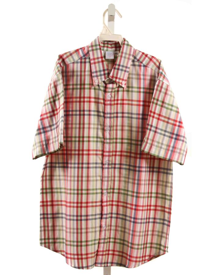 MARY & GRACE  MULTI-COLOR  PLAID  DRESS SHIRT