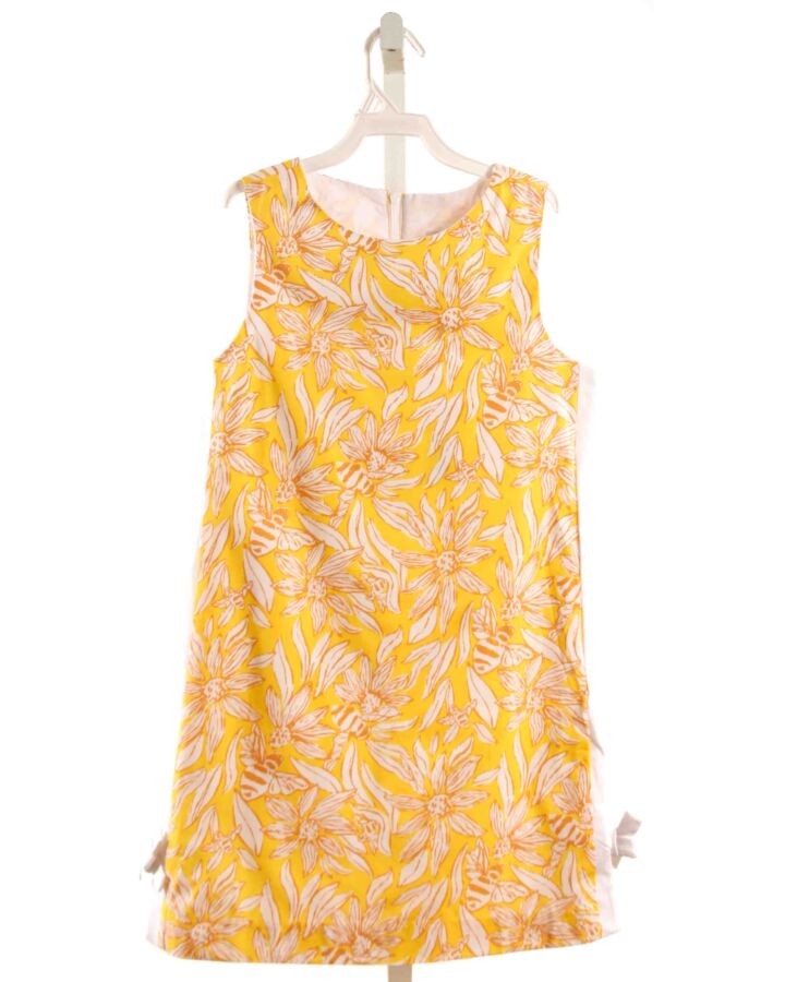 LILLY PULITZER  YELLOW  FLORAL  DRESS