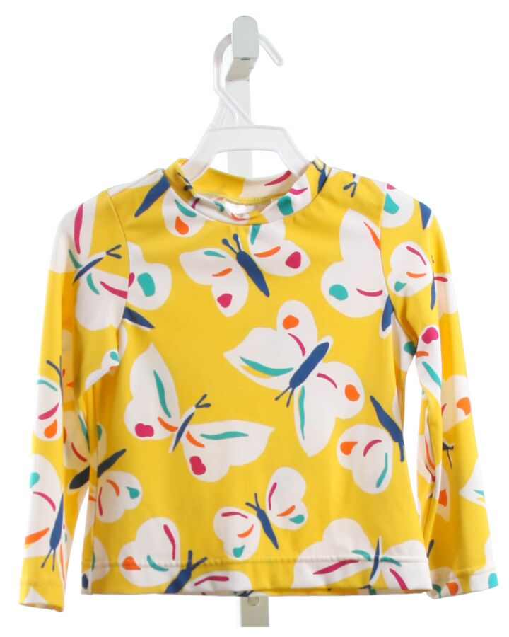 HANNA ANDERSSON  YELLOW  PRINT  RASH GUARD