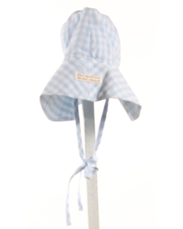 THE BEAUFORT BONNET COMPANY  LT BLUE  GINGHAM  HAT