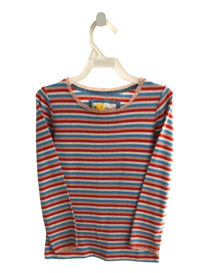 MINI BODEN  RED  STRIPED  KNIT LS SHIRT