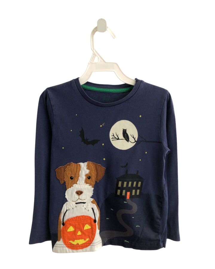 MINI BODEN  BLUE    KNIT LS SHIRT