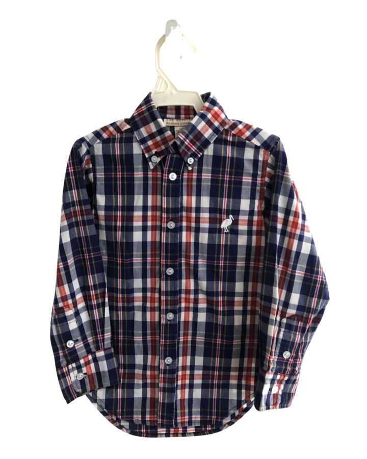 THE BEAUFORT BONNET COMPANY  BLUE  PLAID  DRESS SHIRT