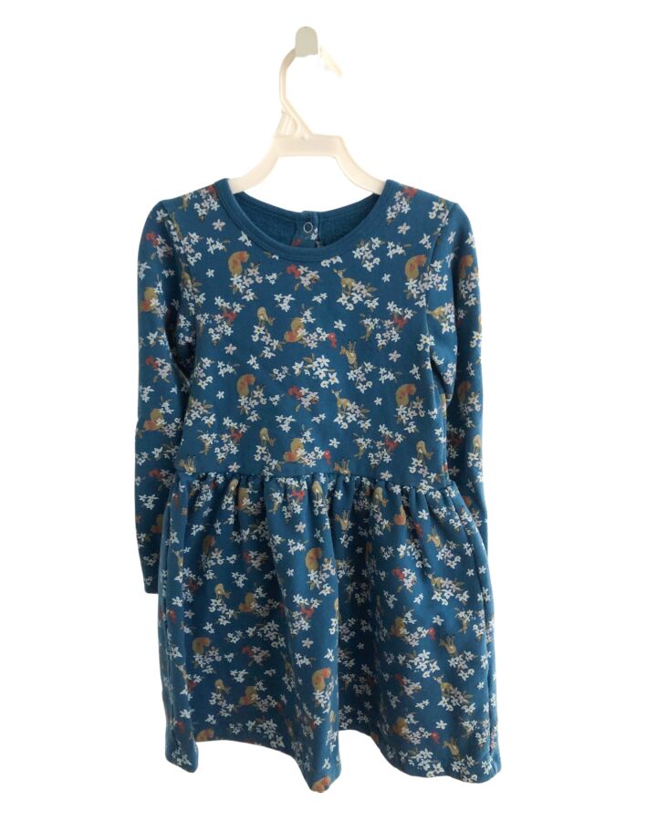 PETIT BATEAU  BLUE  FLORAL  DRESS
