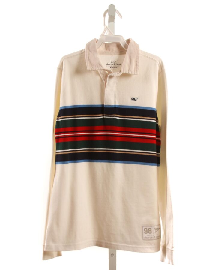 VINEYARD VINES  MULTI-COLOR  STRIPED  KNIT LS SHIRT