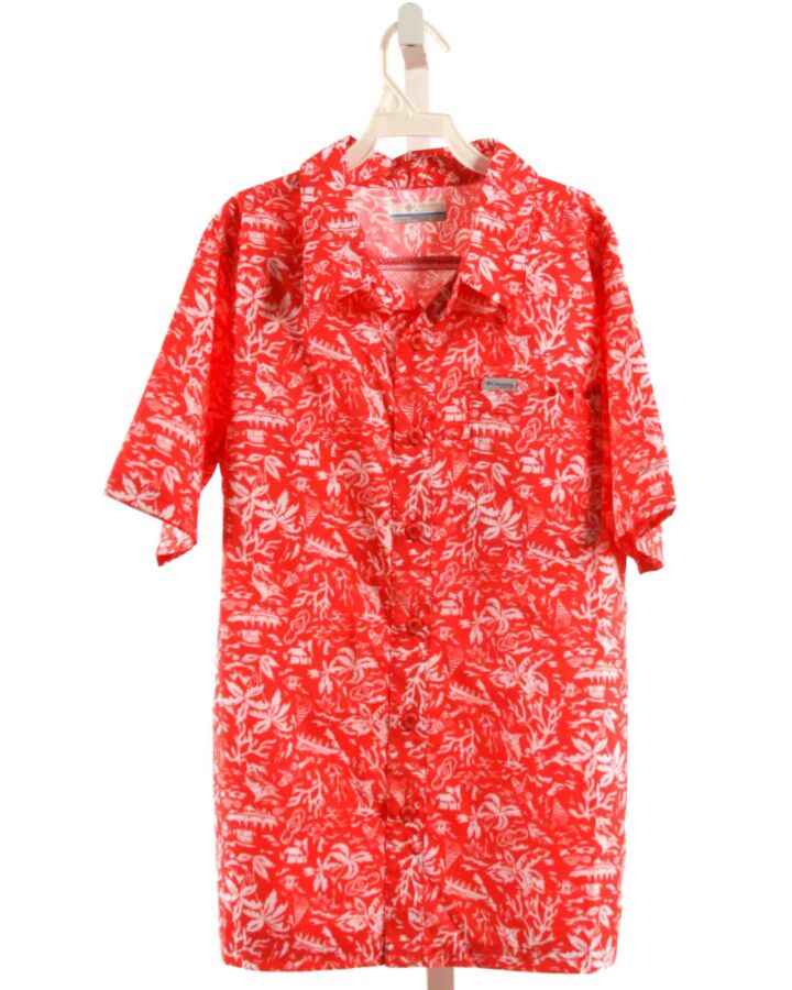 COLUMBIA  RED    DRESS SHIRT