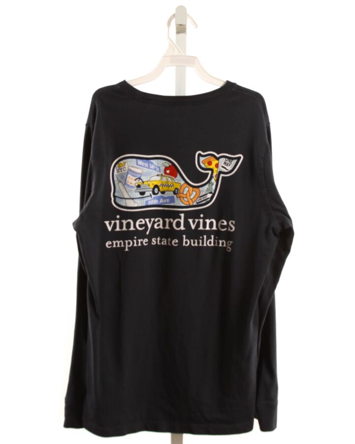 VINEYARD VINES  NAVY   PRINTED DESIGN T-SHIRT