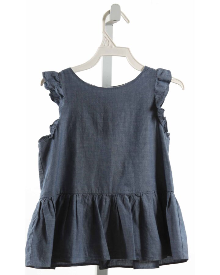 MILLY  CHAMBRAY    SLEEVELESS SHIRT