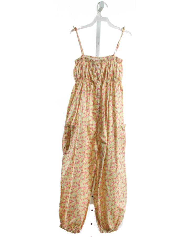 PETIT BATEAU  YELLOW  FLORAL  ROMPER