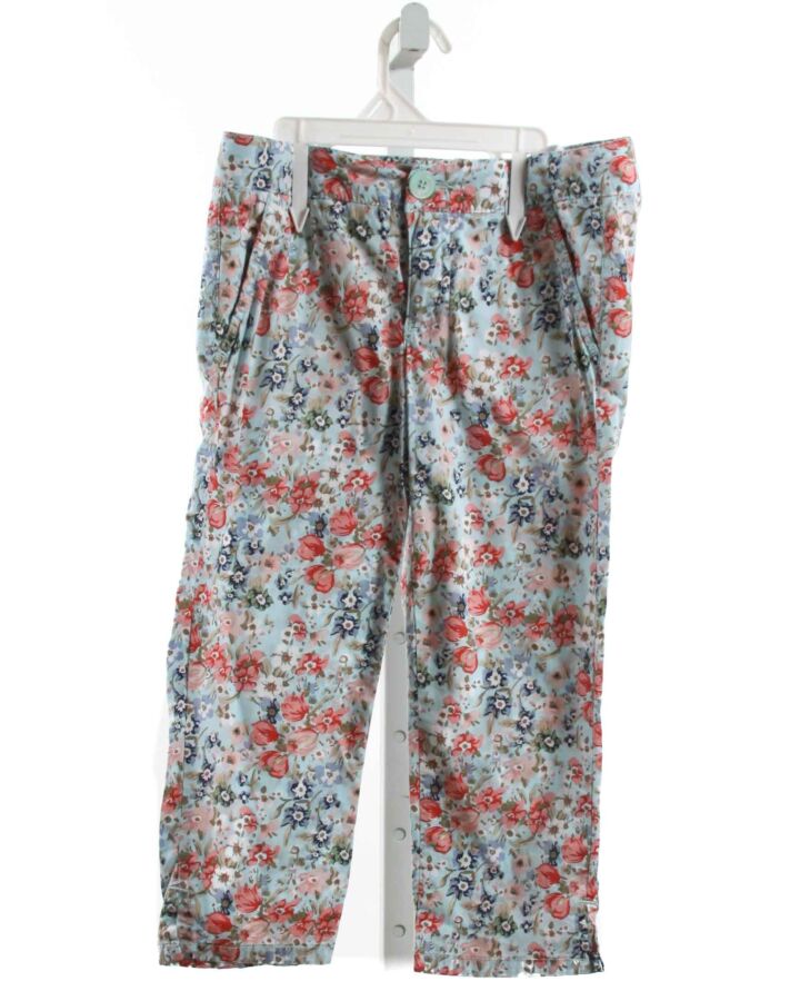 UNITED COLORS OF BENETTON  BLUE  FLORAL  PANTS