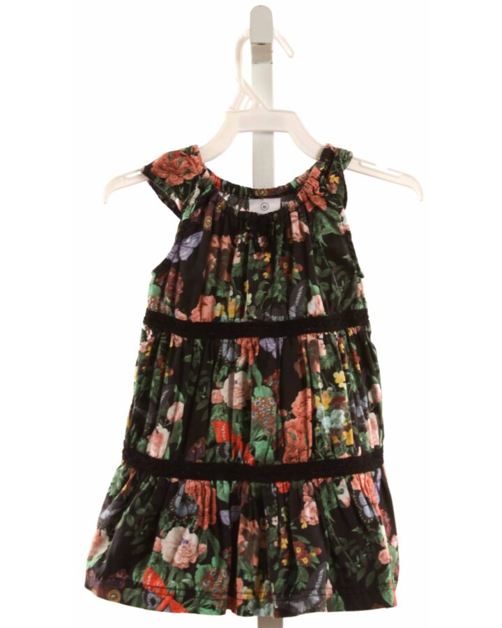 HANNA ANDERSSON  BLACK  FLORAL  DRESS