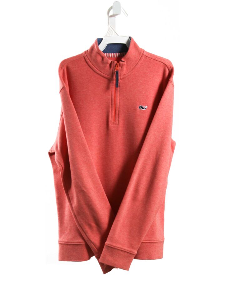 VINEYARD VINES  PINK KNIT   PULLOVER