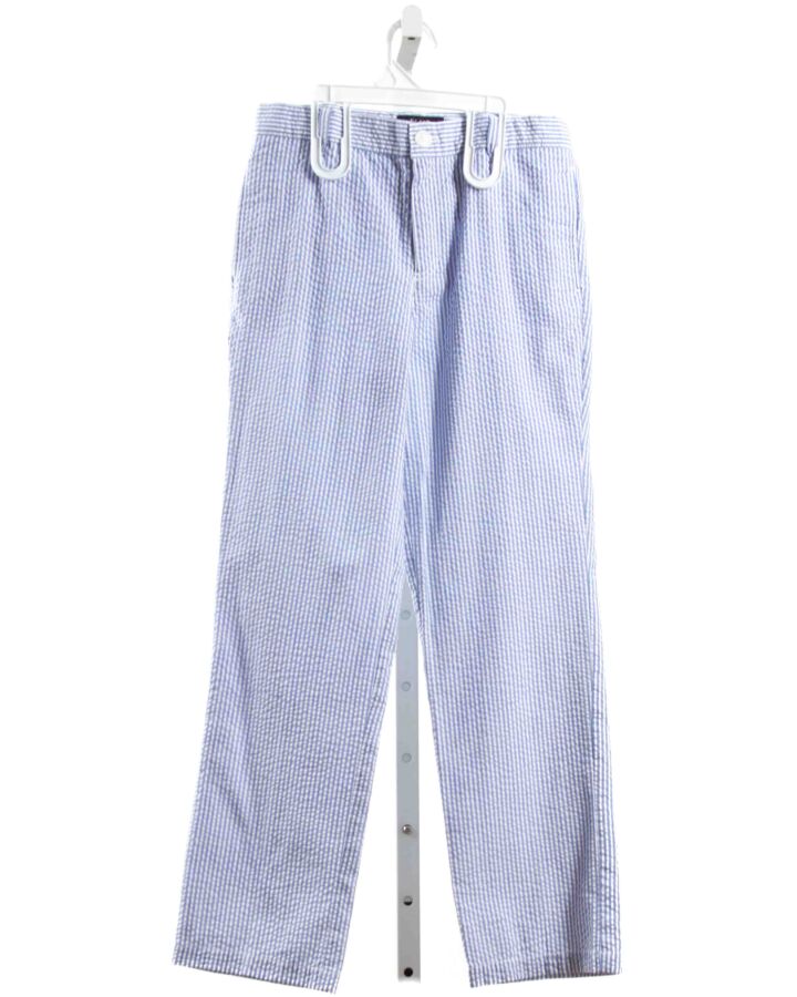 E-LAND  BLUE SEERSUCKER   PANTS