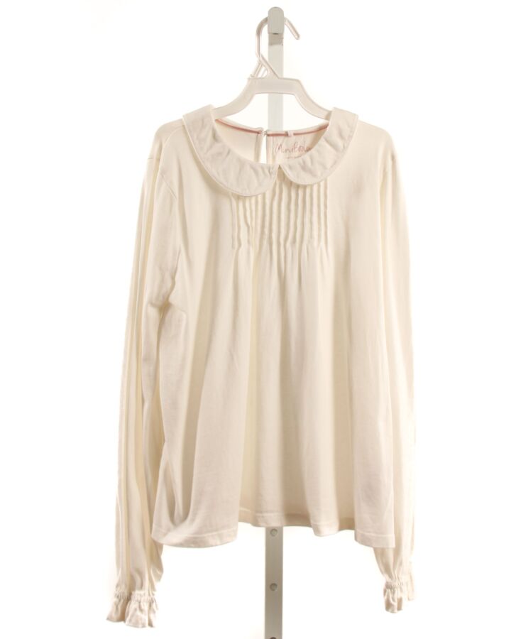 MINI BODEN  WHITE    KNIT LS SHIRT