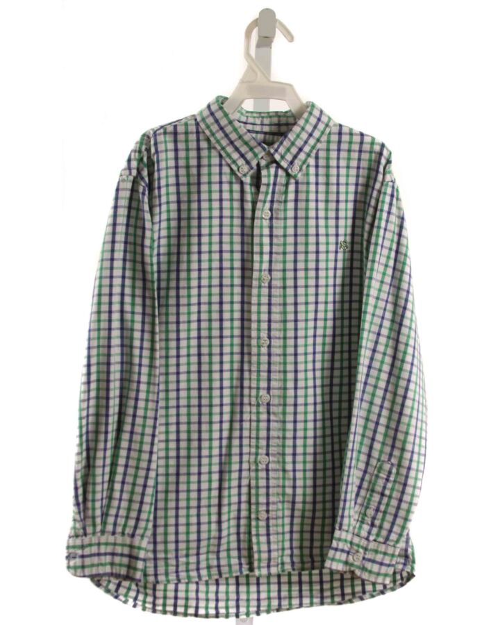 J. BAILEY  GREEN  PLAID  DRESS SHIRT