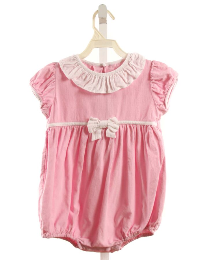 LITTLE ENGLISH  PINK CORDUROY   BUBBLE WITH BOW