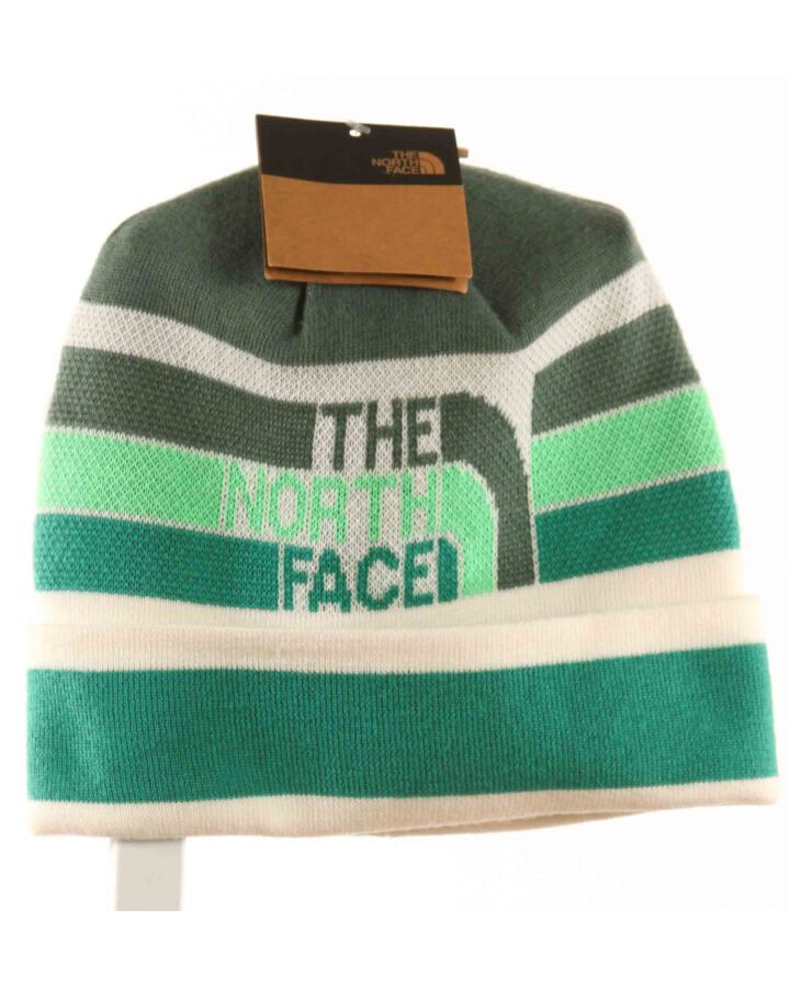 NORTH FACE  GREEN  STRIPED  HAT