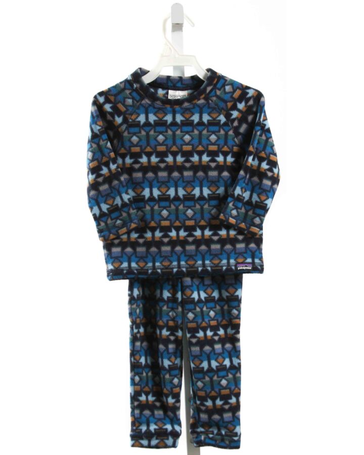 PATAGONIA  BLUE FLEECE  PRINTED DESIGN 2-PIECE OUTFIT