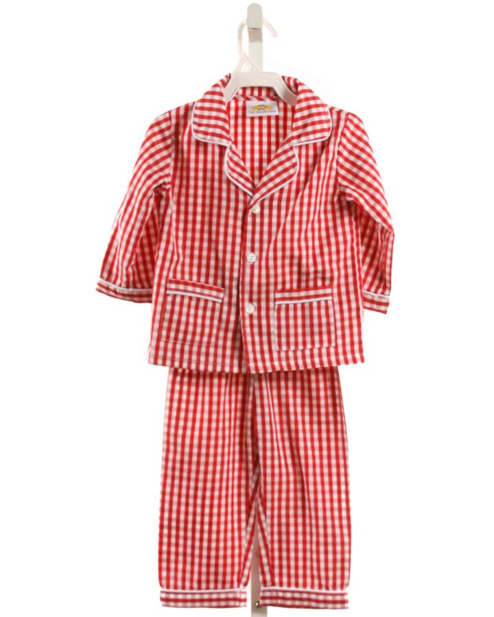 THE YELLOW LAMB  RED  GINGHAM  LOUNGEWEAR