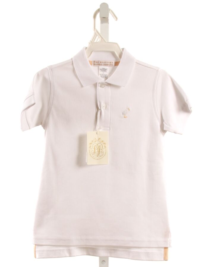 THE BEAUFORT BONNET COMPANY  WHITE    KNIT SS SHIRT
