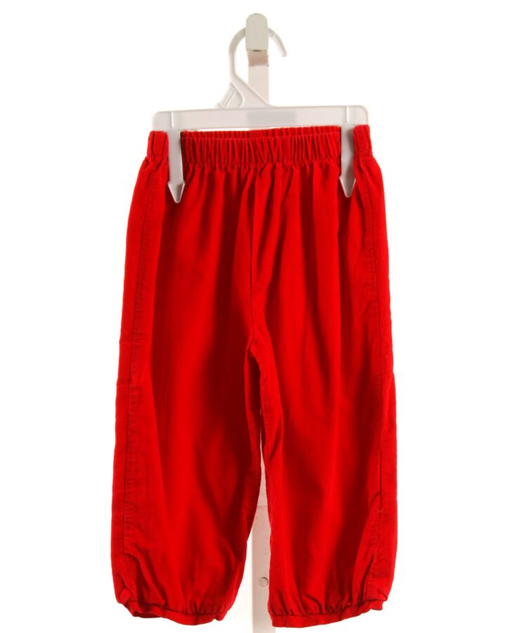 LITTLE ENGLISH  RED CORDUROY   PANTS