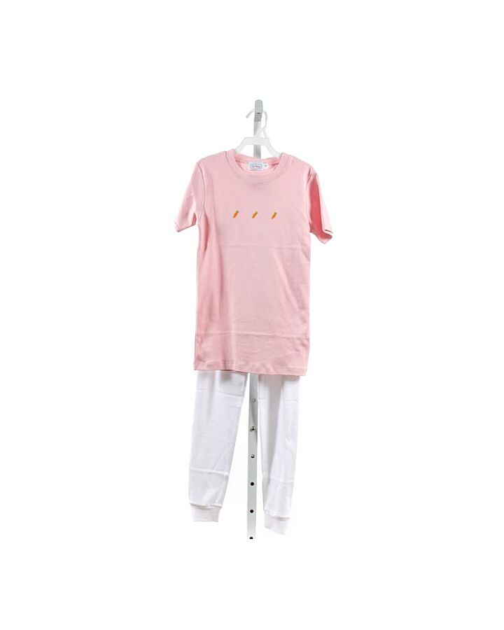 RED BEANS  PINK  EMBROIDERED LOUNGEWEAR