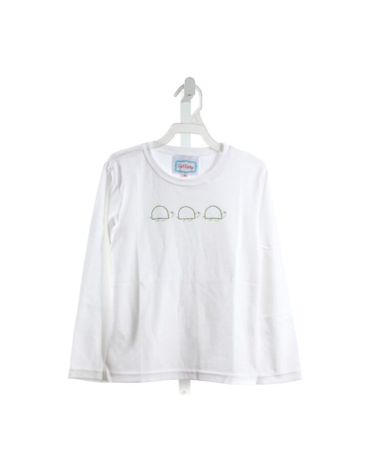 RED BEANS  WHITE KNIT  KNIT LS SHIRT