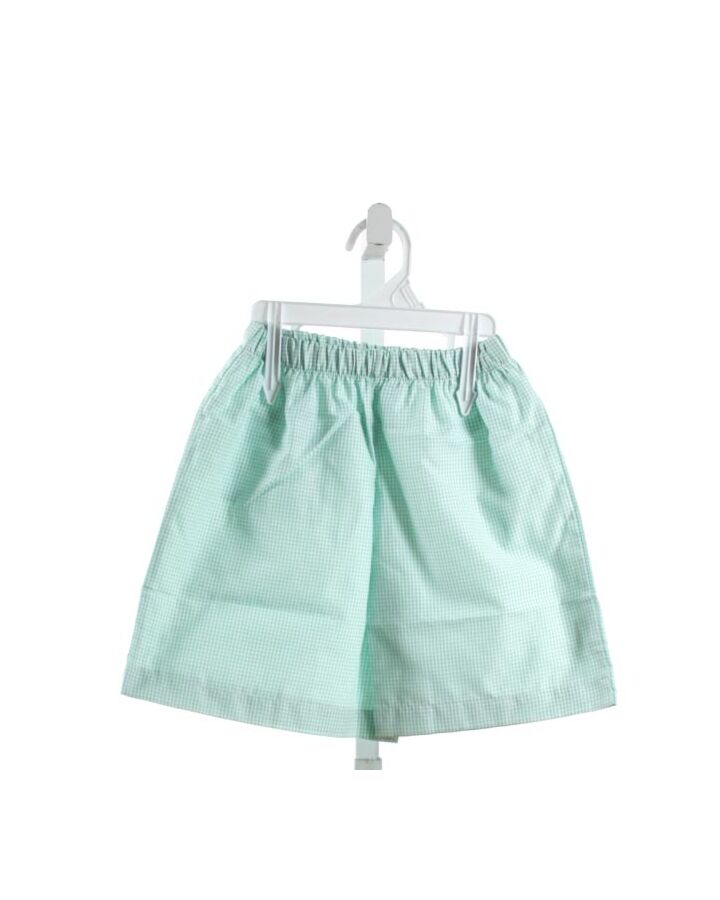 ALICE KATHLEEN  GREEN  GINGHAM  SHORTS