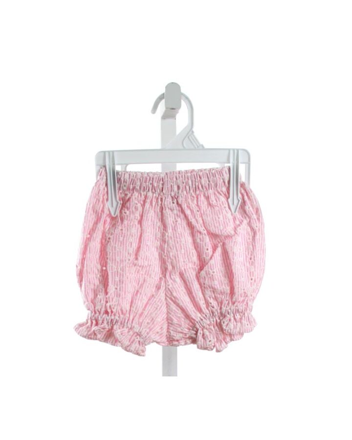 ALICE KATHLEEN  PINK EYELET STRIPED  BLOOMERS