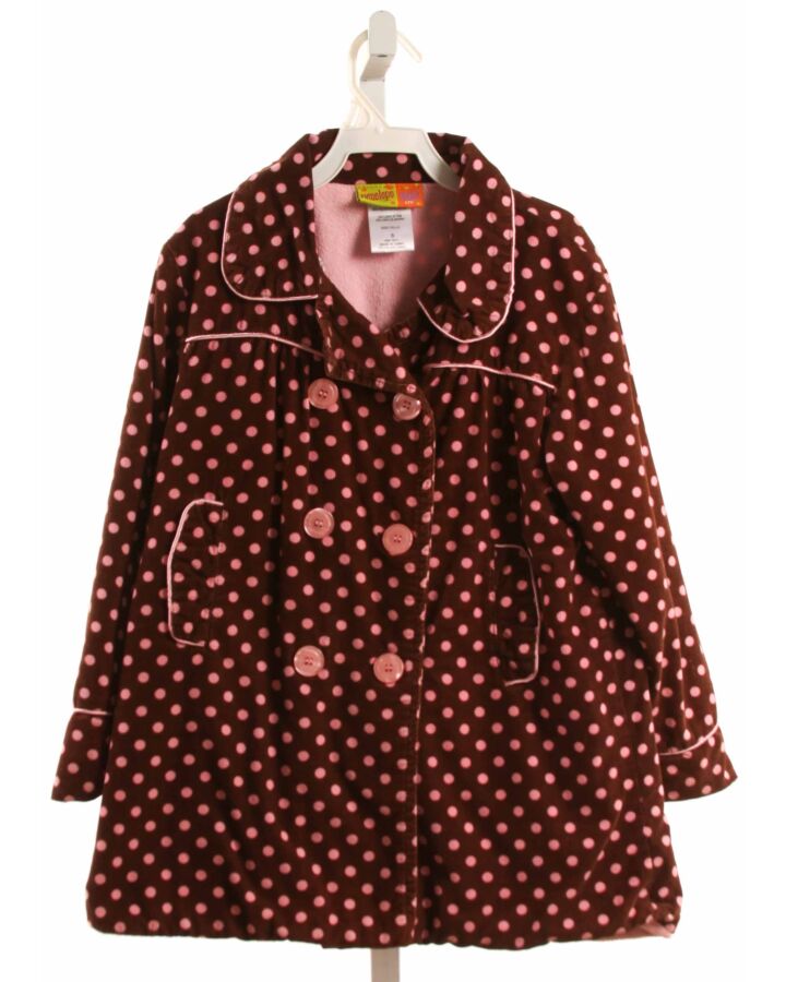 PENELOPE MACK  PINK CORDUROY POLKA DOT  DRESSY OUTERWEAR