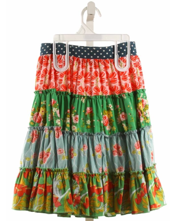 MATILDA JANE  MULTI-COLOR  FLORAL PRINTED DESIGN SKIRT