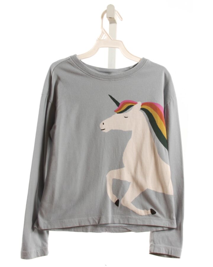 HANNA ANDERSSON  LT BLUE   PRINTED DESIGN KNIT LS SHIRT