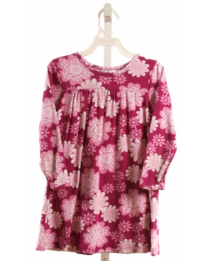 HANNA ANDERSSON  PURPLE  FLORAL  KNIT DRESS