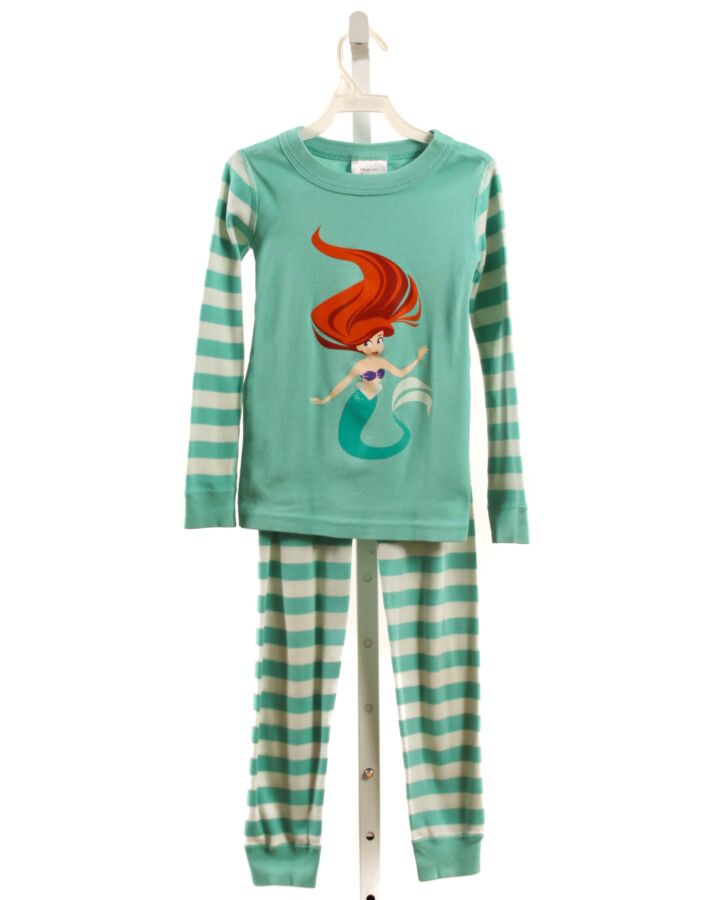 HANNA ANDERSSON  MINT  STRIPED PRINTED DESIGN LOUNGEWEAR