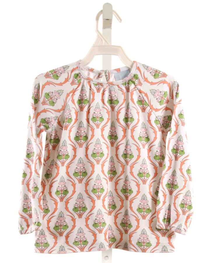 BELLA BLISS  MULTI-COLOR  FLORAL  KNIT LS SHIRT