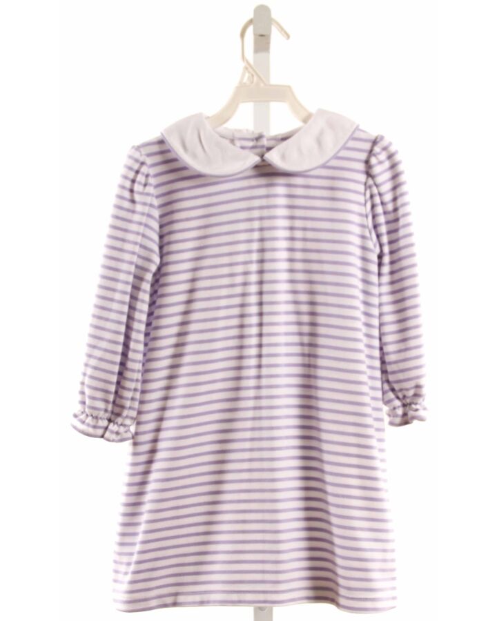 SHOWER ME WITH LOVE  LAVENDER  STRIPED  KNIT DRESS