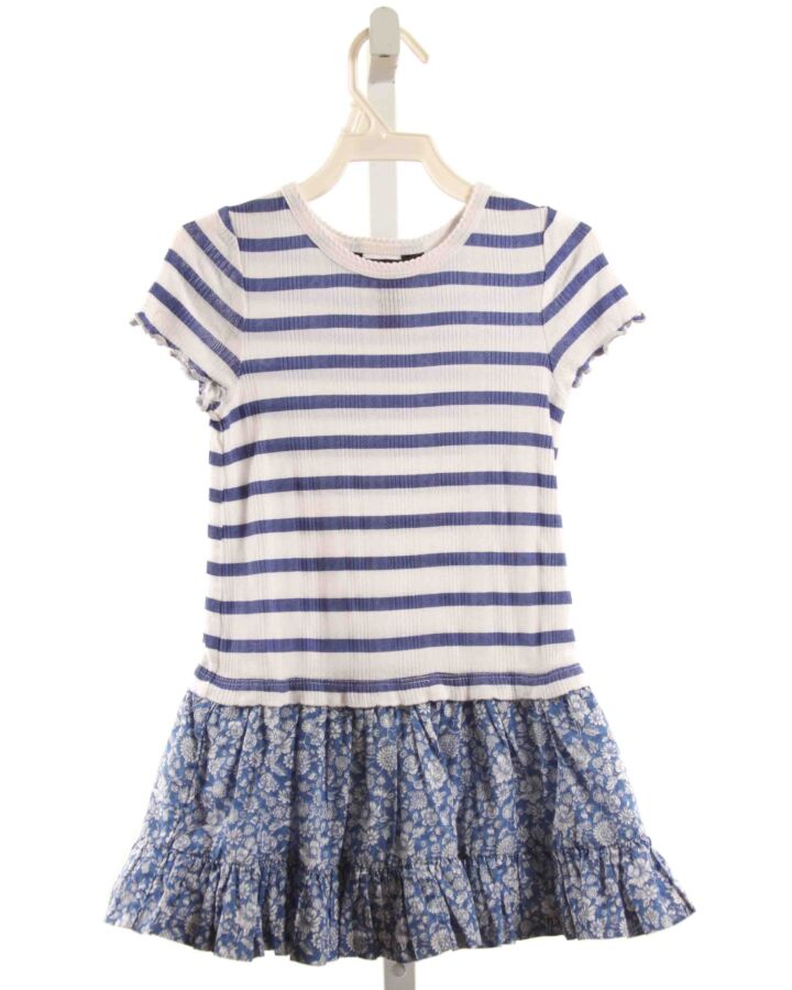 POLO BY RALPH LAUREN  BLUE  STRIPED  KNIT DRESS