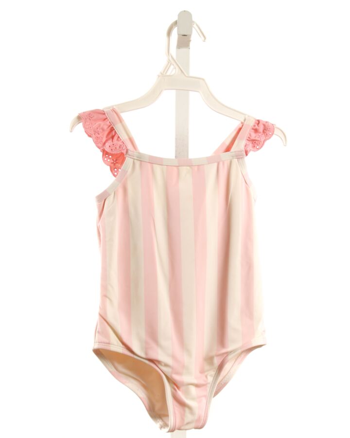 THE BEAUFORT BONNET COMPANY  LT PINK  STRIPED  1-PIECE SWIMSUIT