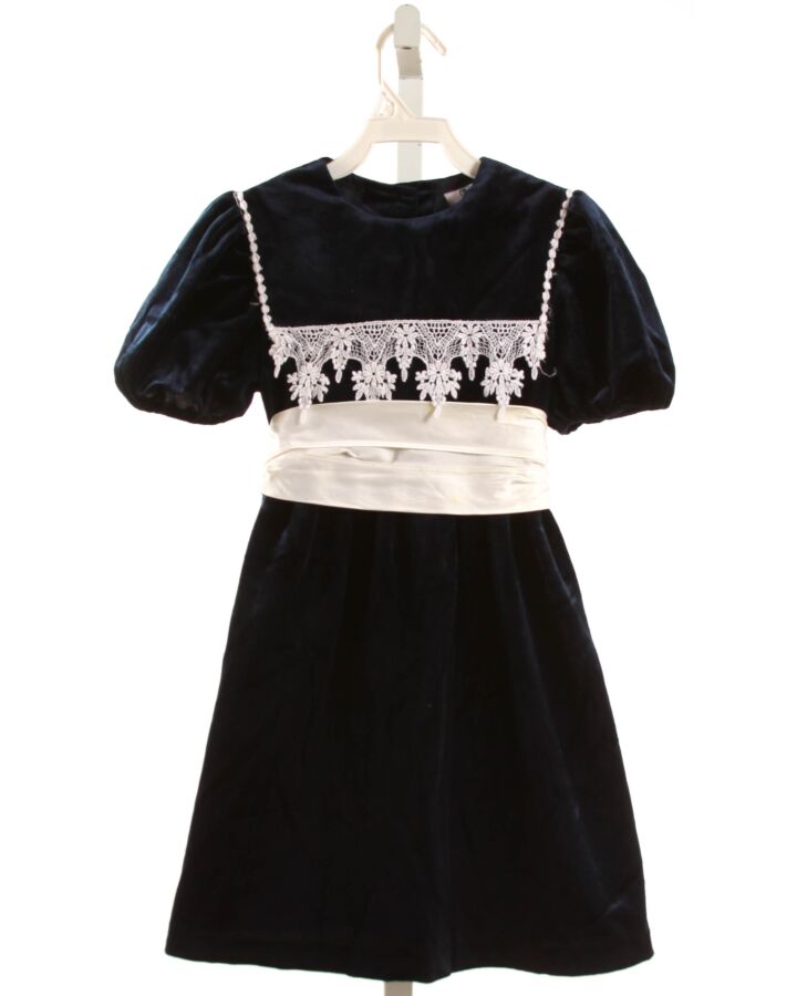 CARROUSEL  BLUE VELVET   PARTY DRESS