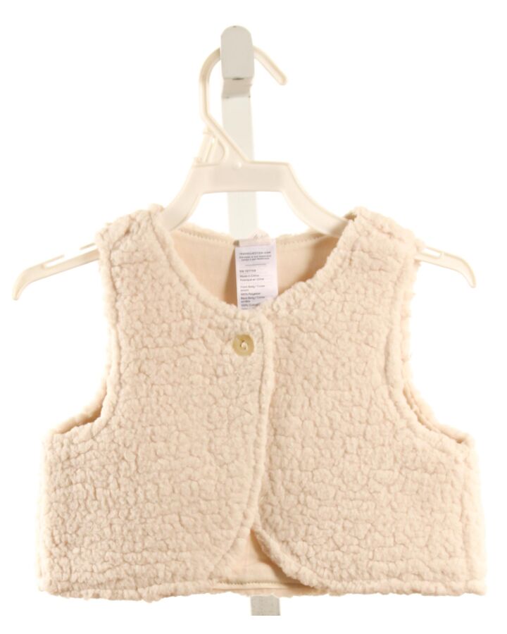 TEA  IVORY FLEECE   VEST