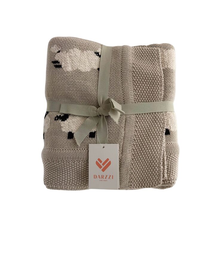 DARZZI  GRAY COTTON   BLANKET