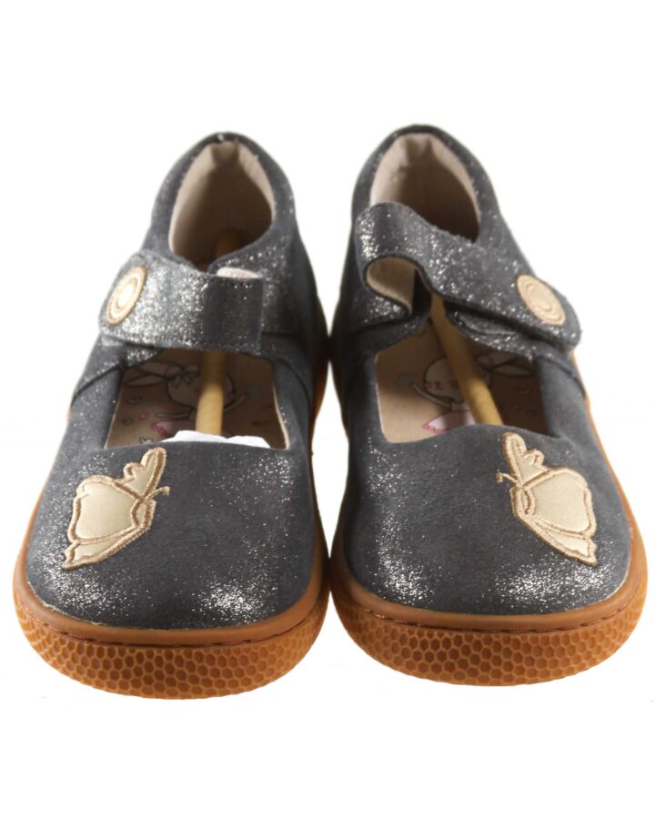 LIVIE & LUCA GRAY MARY JANES  *NWT SIZE TODDLER 13