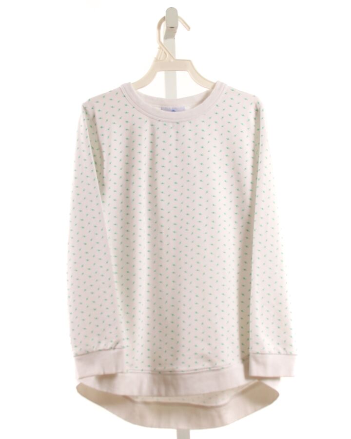 EYELET & IVY  AQUA  FLORAL  PULLOVER